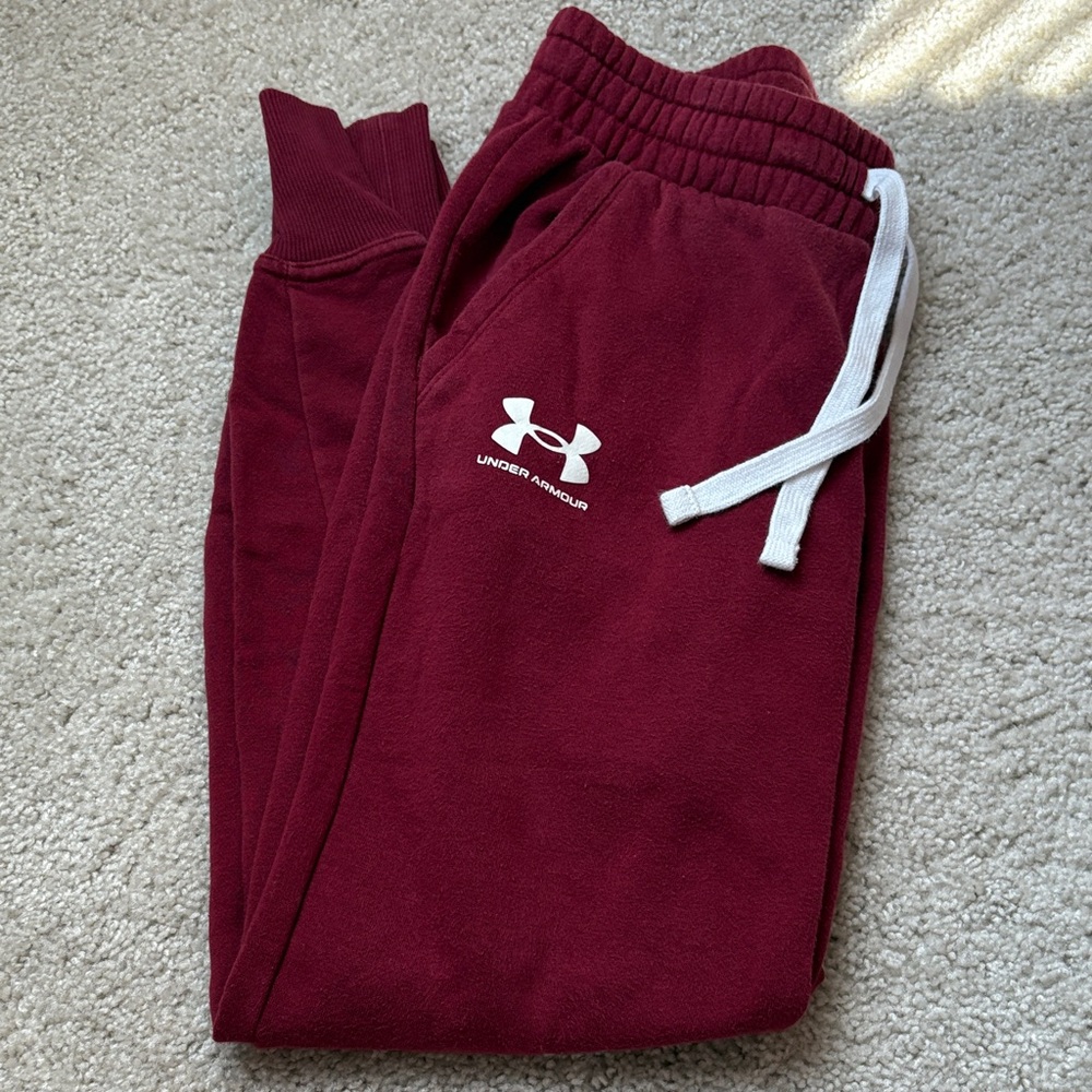 Under Armour Burgundy Joggers